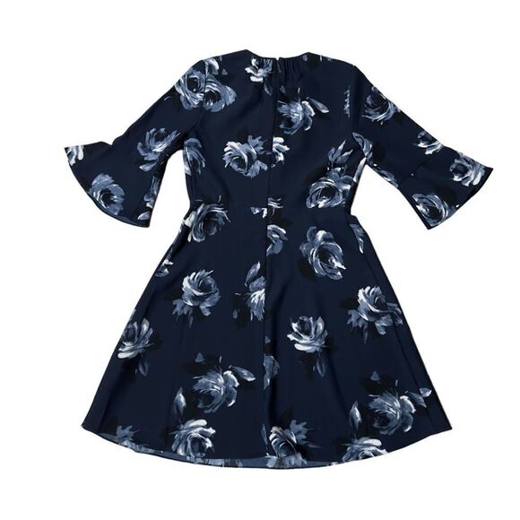 Kate Spade Navy Floral Dress Size 6 - Picture 2 of 14